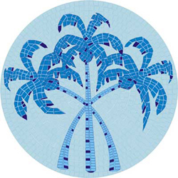 1052 - Medium Mosaic Palm tree - 1052